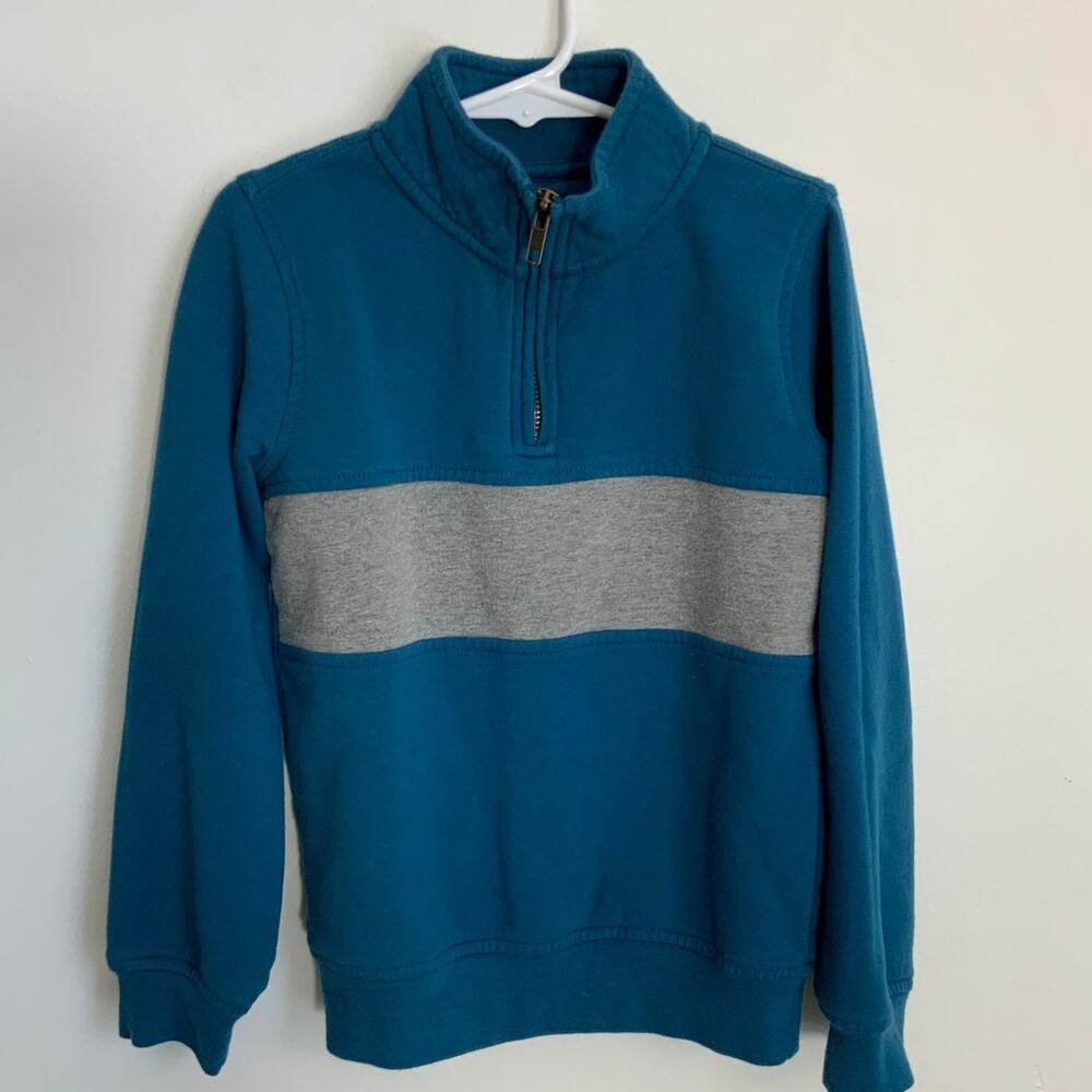 Nordstrom Blue/Grey Quarter Zip Boys size 6